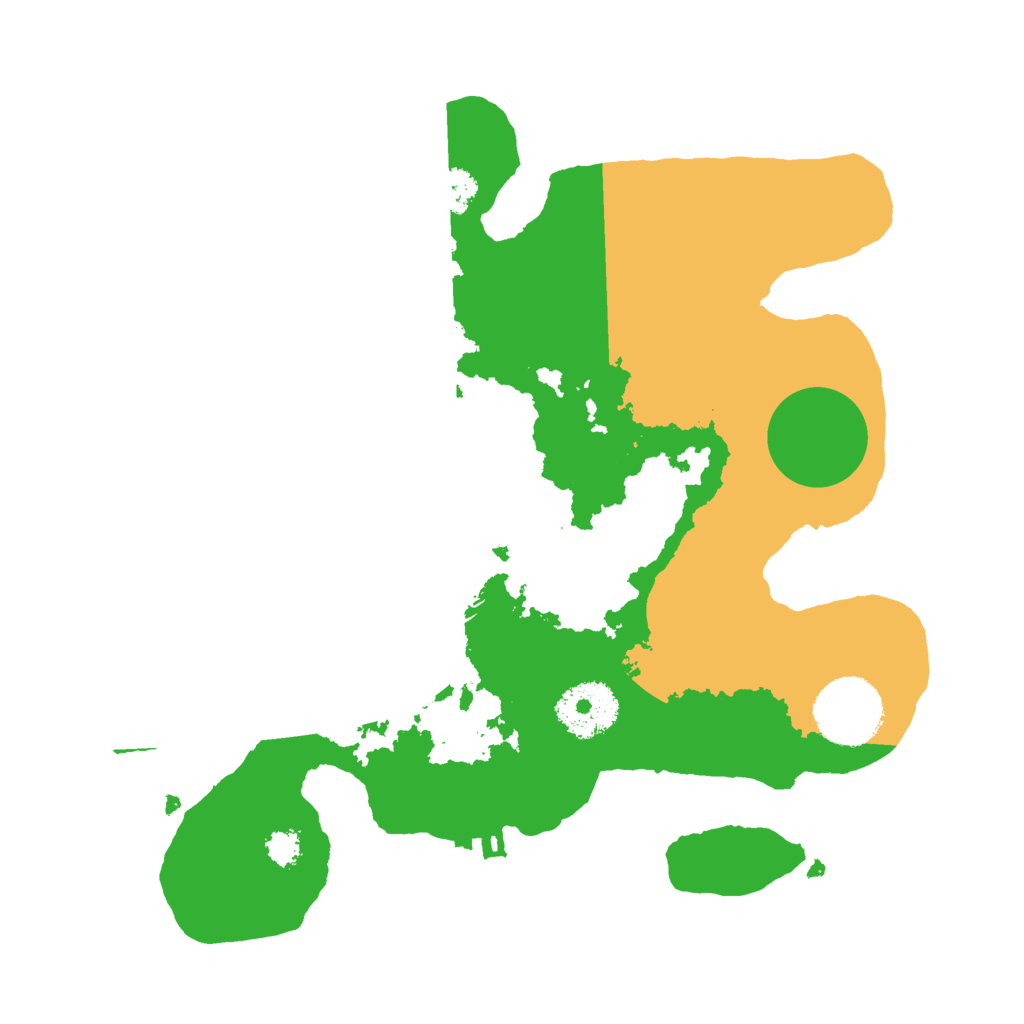 Biome Rust Map: Procedural Map, Size: 2700, Seed: 80769087