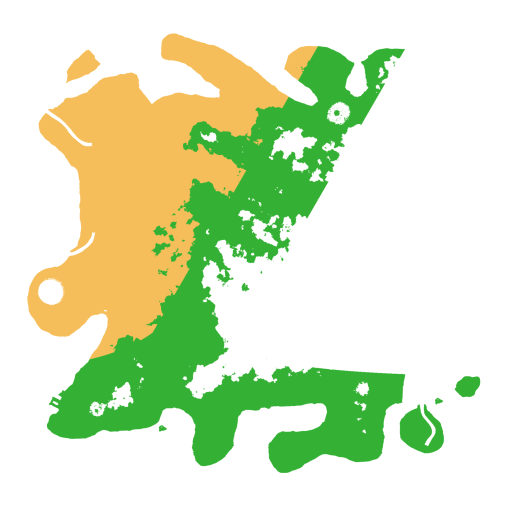 Biome Rust Map: Procedural Map, Size: 3550, Seed: 524450
