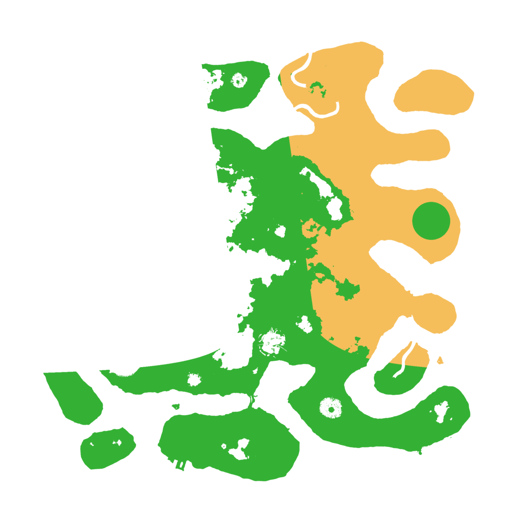 Biome Rust Map: Procedural Map, Size: 3550, Seed: 777191