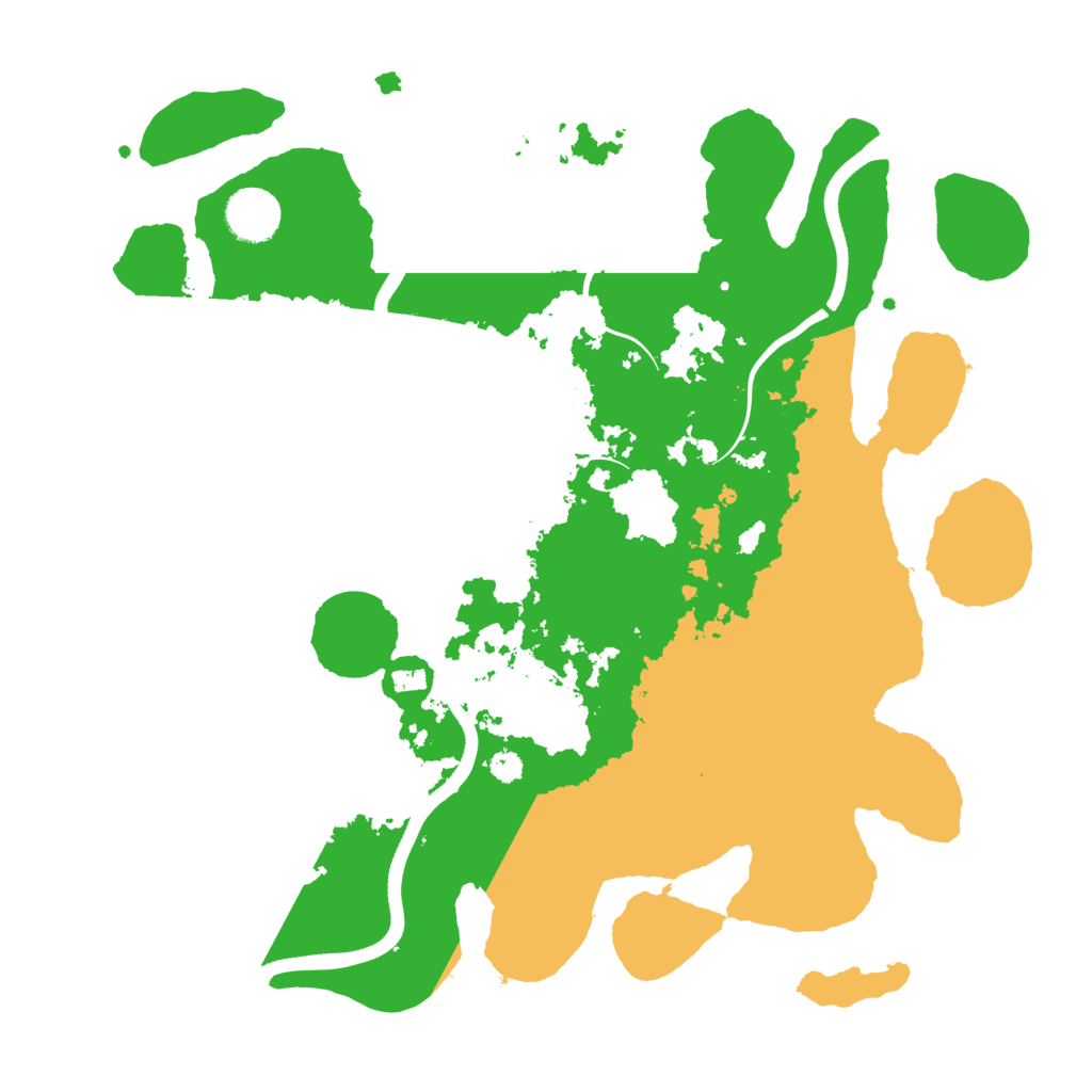 Biome Rust Map: Procedural Map, Size: 3550, Seed: 687996
