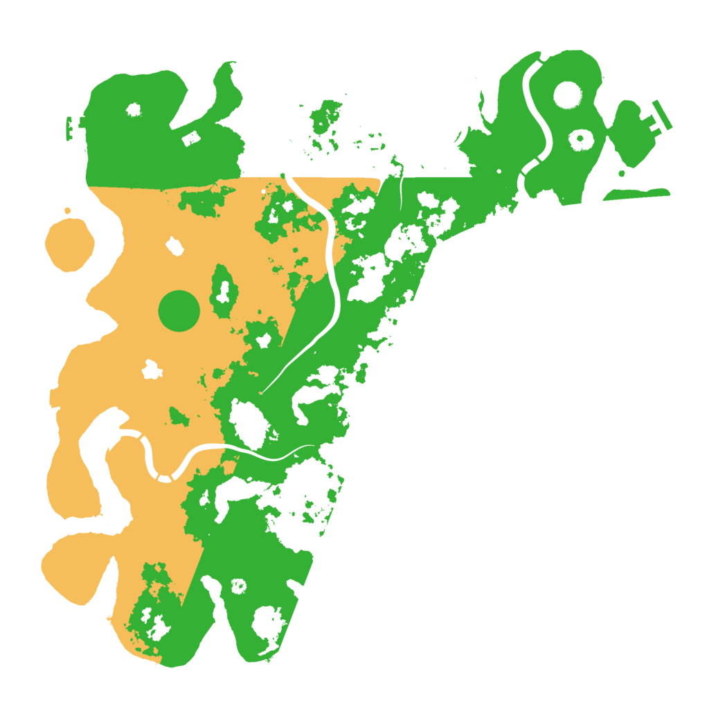 Biome Rust Map: Procedural Map, Size: 4500, Seed: 4277484