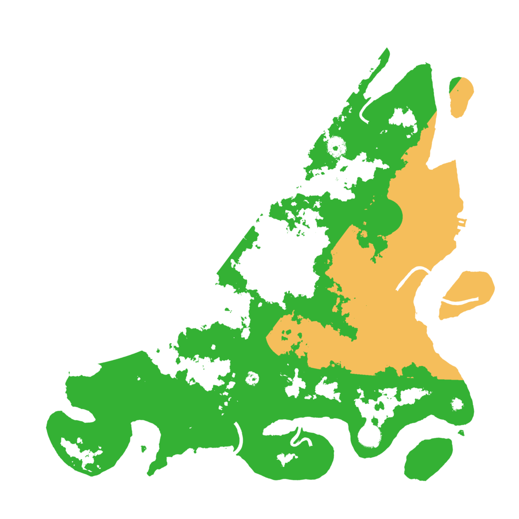 Biome Rust Map: Procedural Map, Size: 4000, Seed: 409008