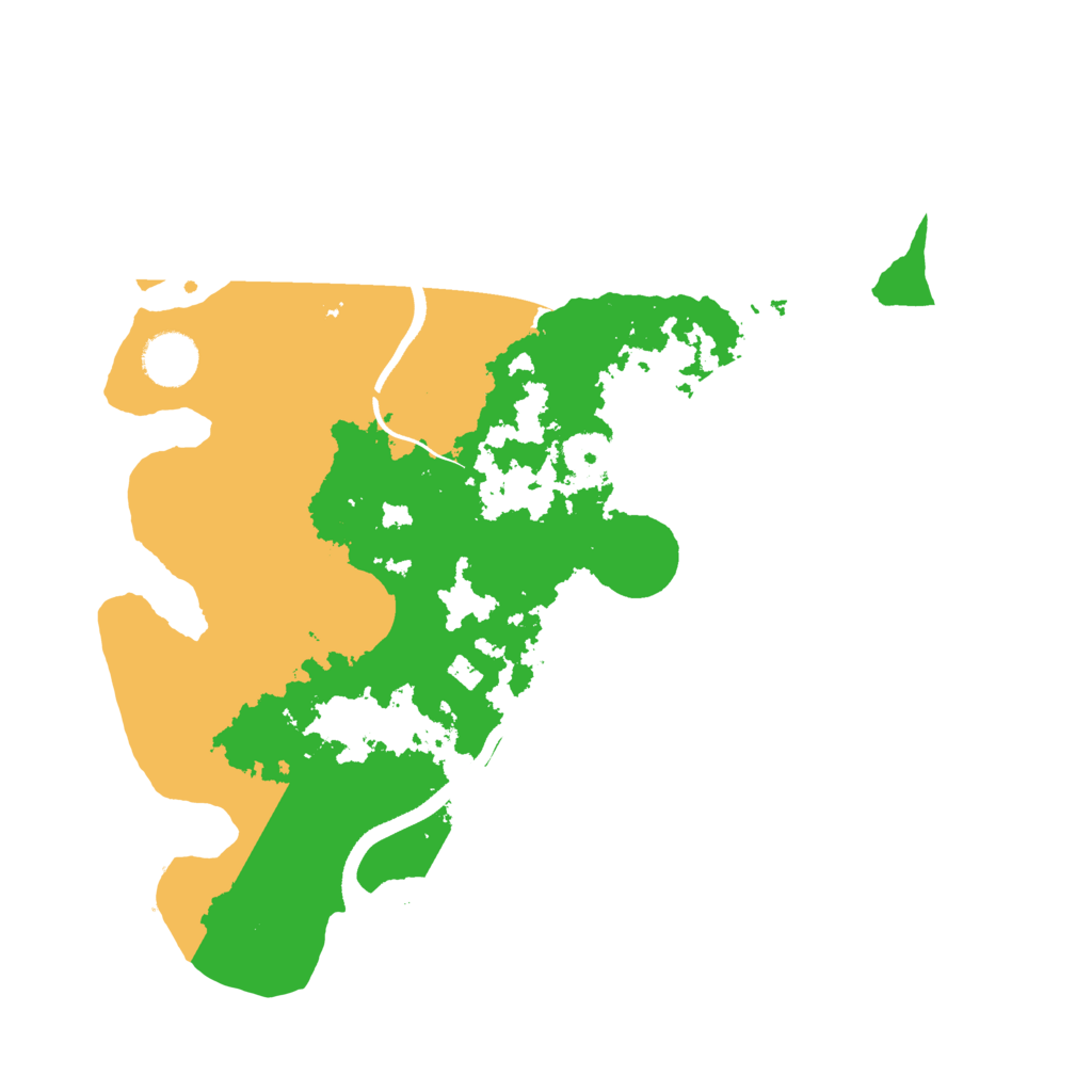 Biome Rust Map: Procedural Map, Size: 3492, Seed: 947527055