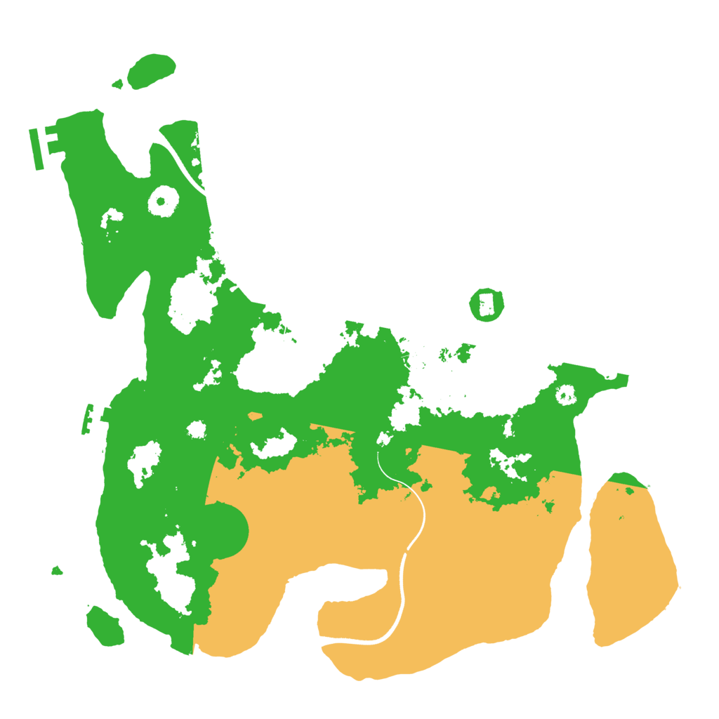 Biome Rust Map: Procedural Map, Size: 3500, Seed: 1098872928