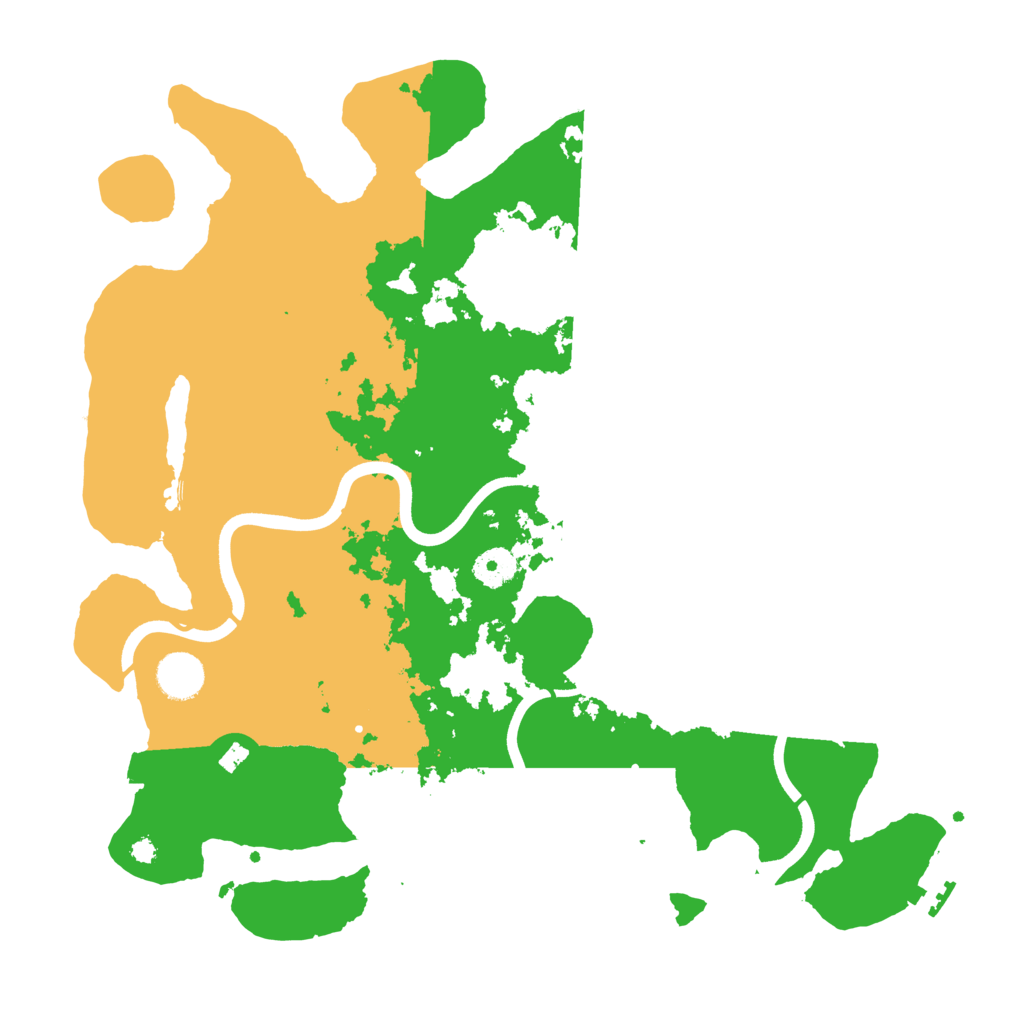 Biome Rust Map: Procedural Map, Size: 3800, Seed: 607731