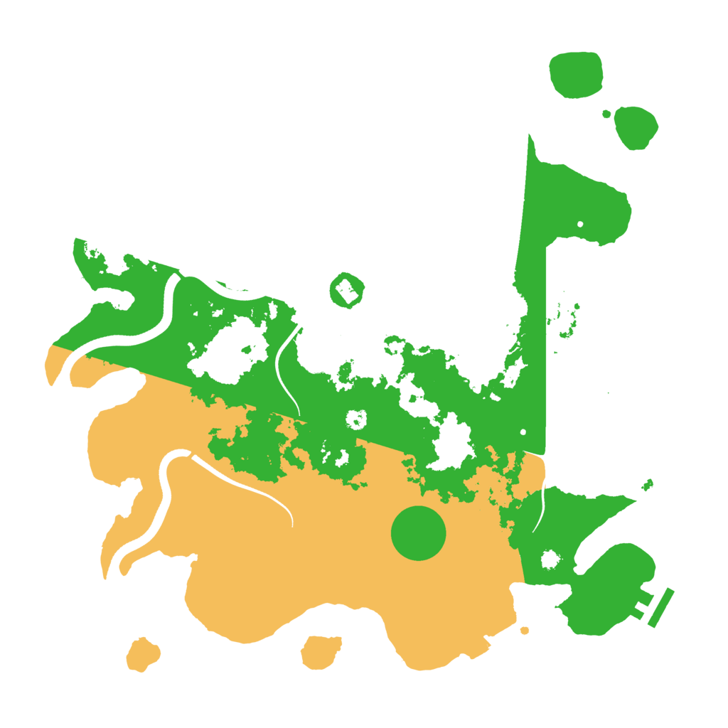 Biome Rust Map: Procedural Map, Size: 3500, Seed: 658651935