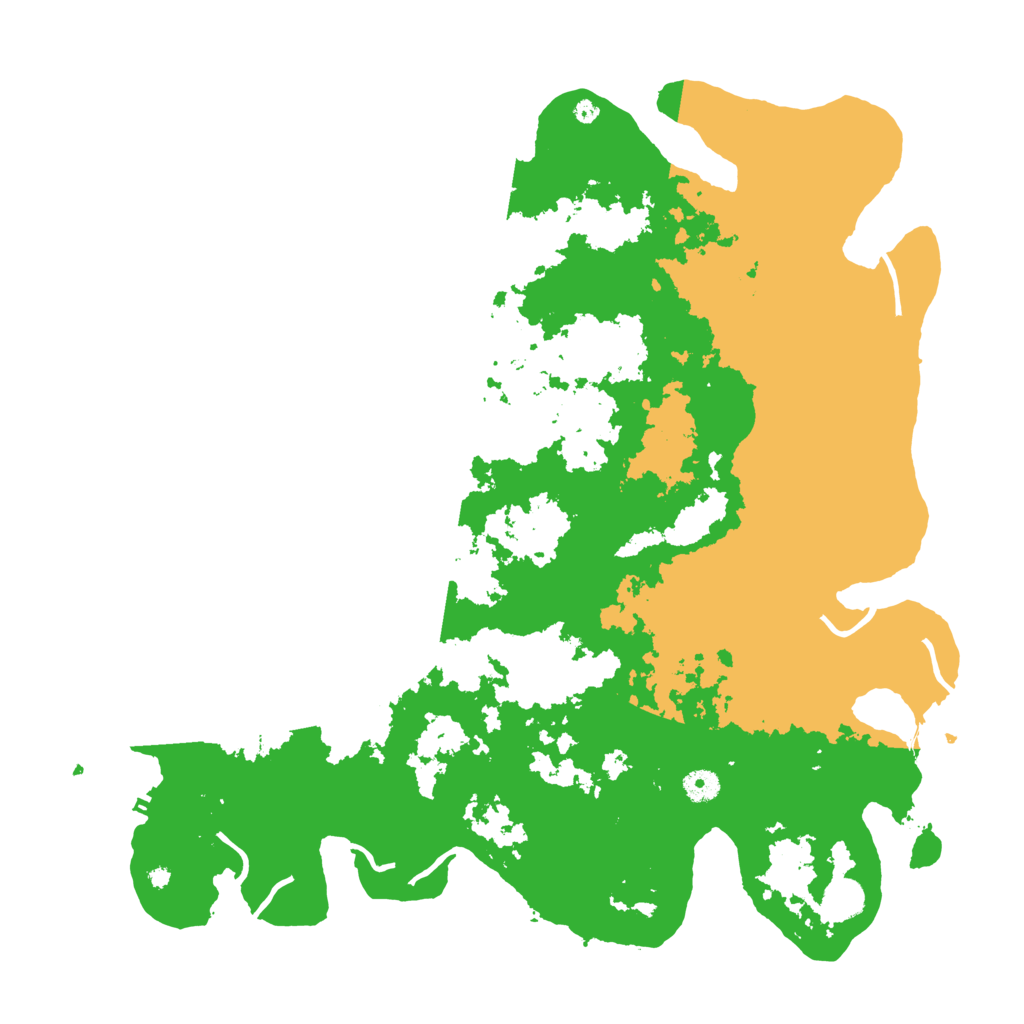 Biome Rust Map: Procedural Map, Size: 4500, Seed: 279387