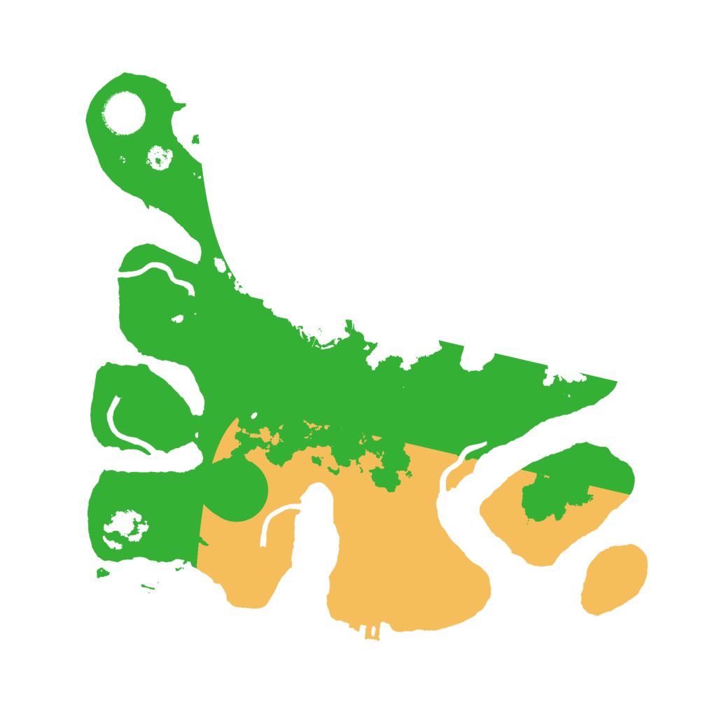 Biome Rust Map: Procedural Map, Size: 3000, Seed: 15090404