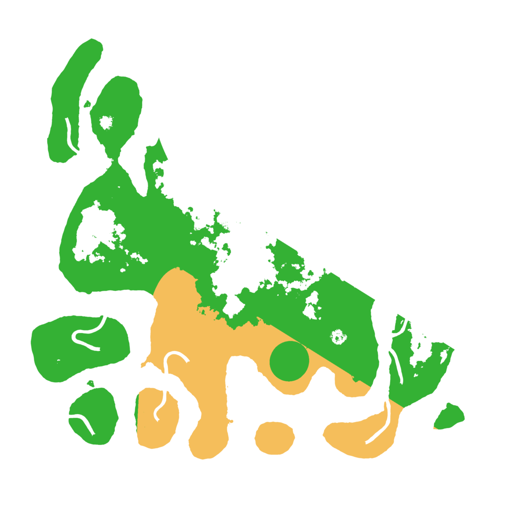 Biome Rust Map: Procedural Map, Size: 3500, Seed: 36542