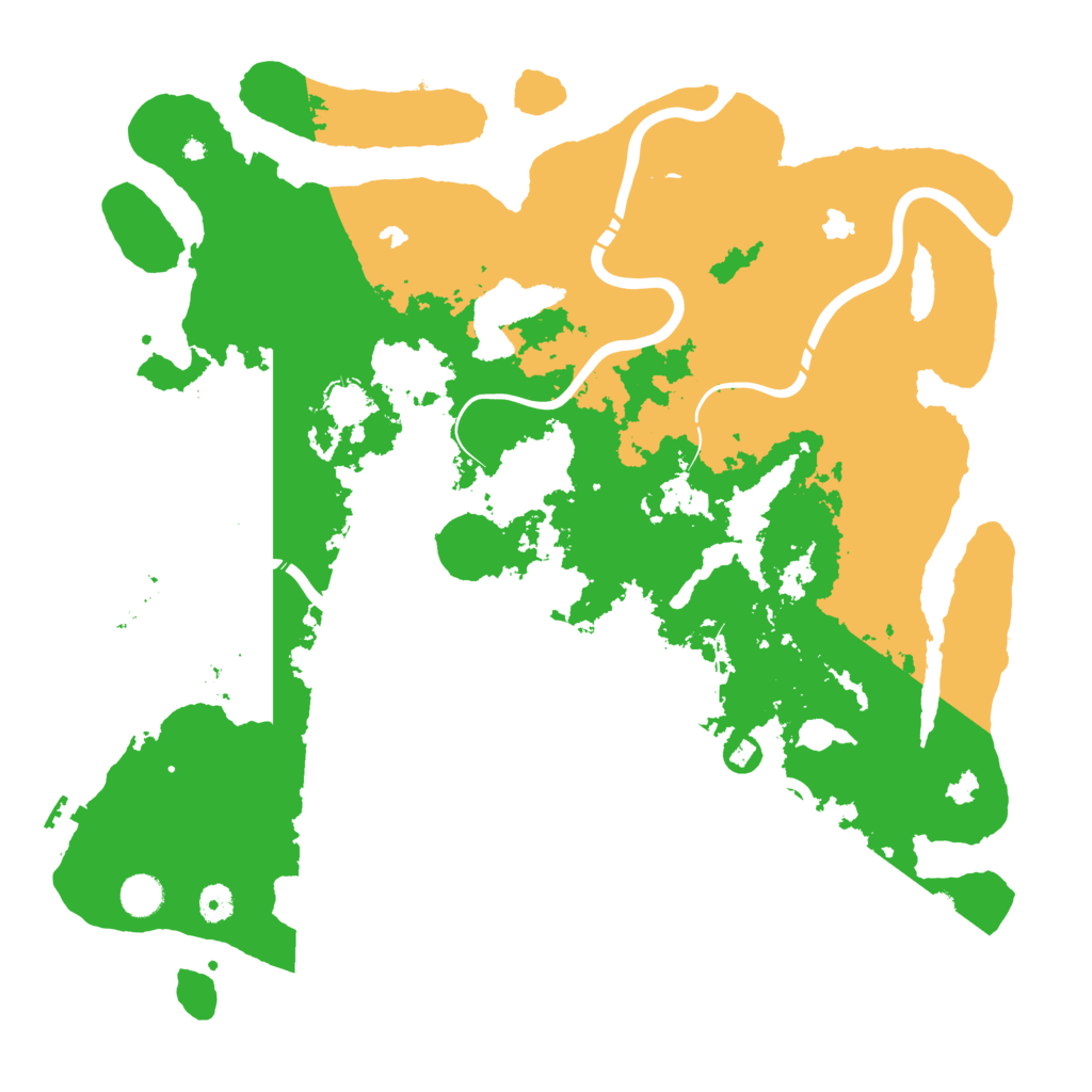 Biome Rust Map: Procedural Map, Size: 4500, Seed: 98215436
