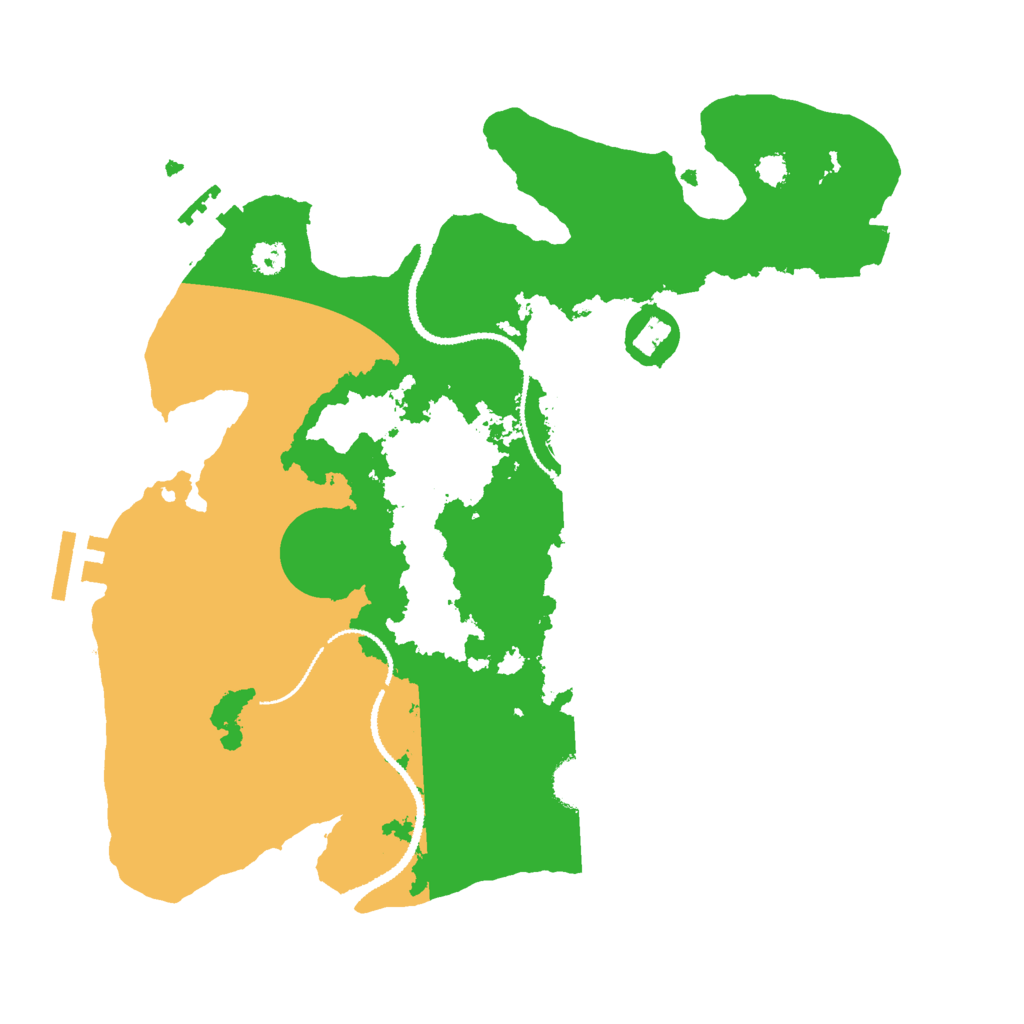 Biome Rust Map: Procedural Map, Size: 3000, Seed: 113493583