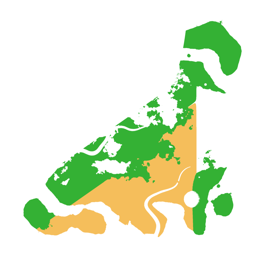 Biome Rust Map: Procedural Map, Size: 3000, Seed: 110426