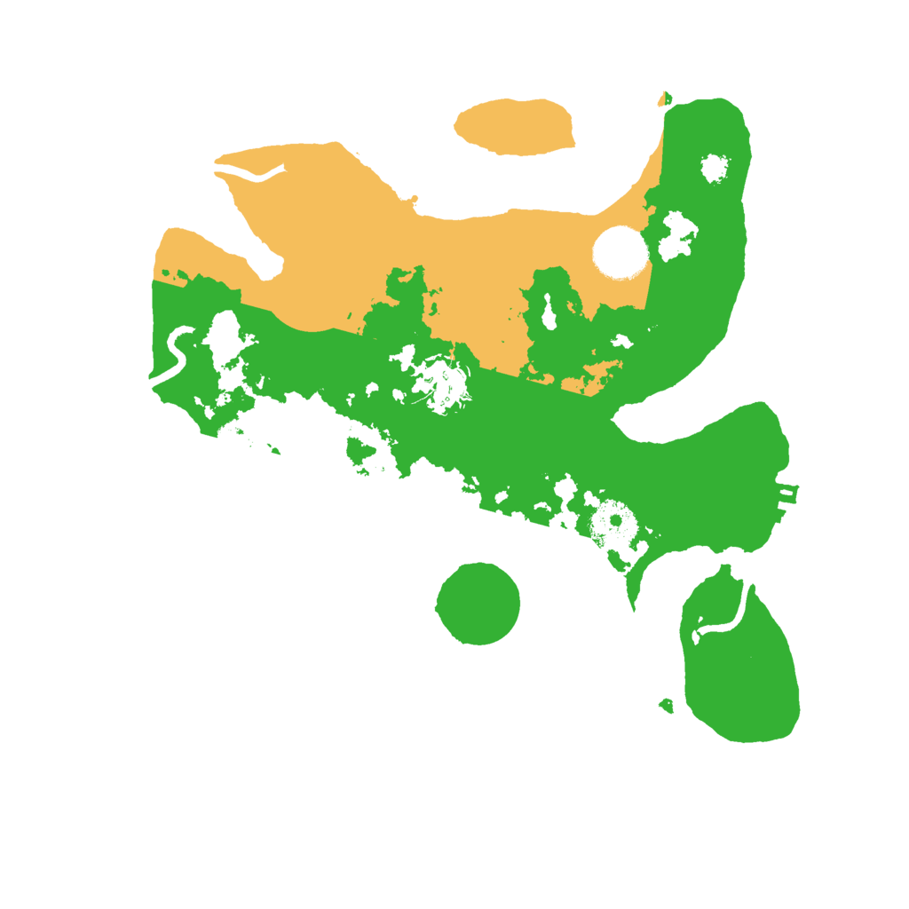 Biome Rust Map: Procedural Map, Size: 3000, Seed: 229667056