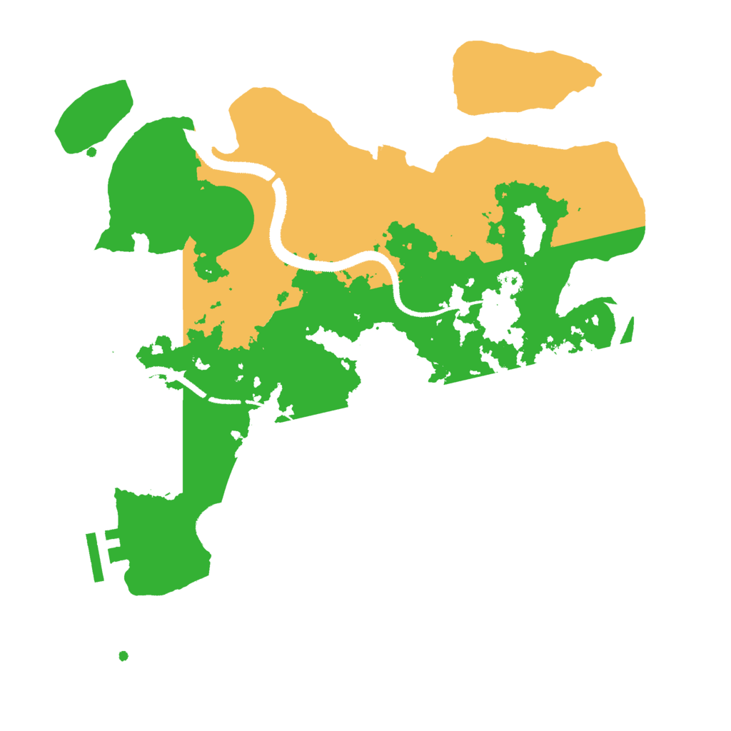 Biome Rust Map: Procedural Map, Size: 3000, Seed: 1338191095