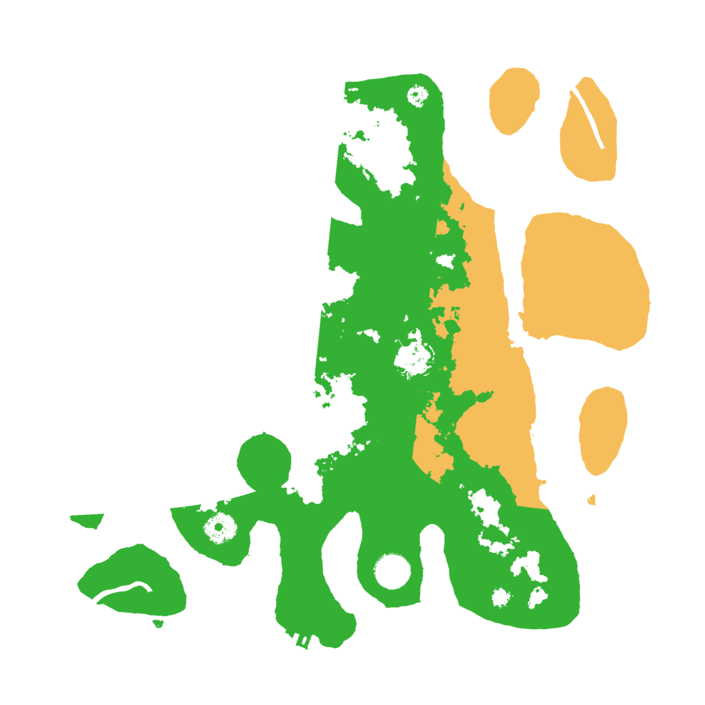 Biome Rust Map: Procedural Map, Size: 3500, Seed: 21123024