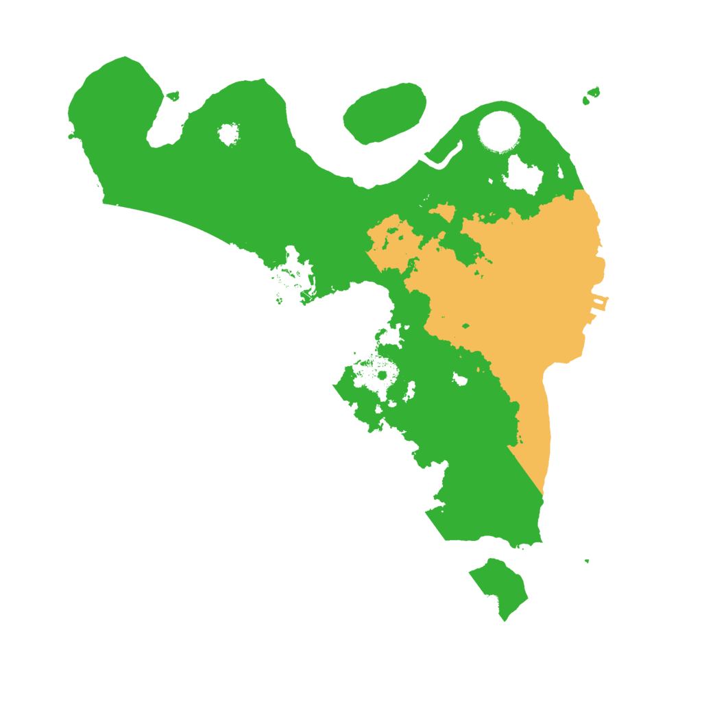 Biome Rust Map: Procedural Map, Size: 3000, Seed: 3197723