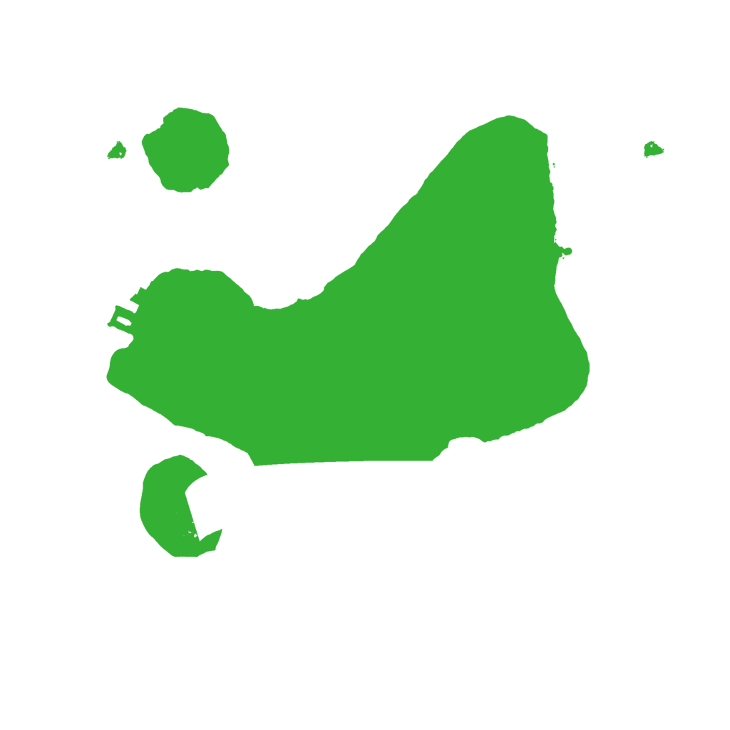 Biome Rust Map: Procedural Map, Size: 2000, Seed: 36251