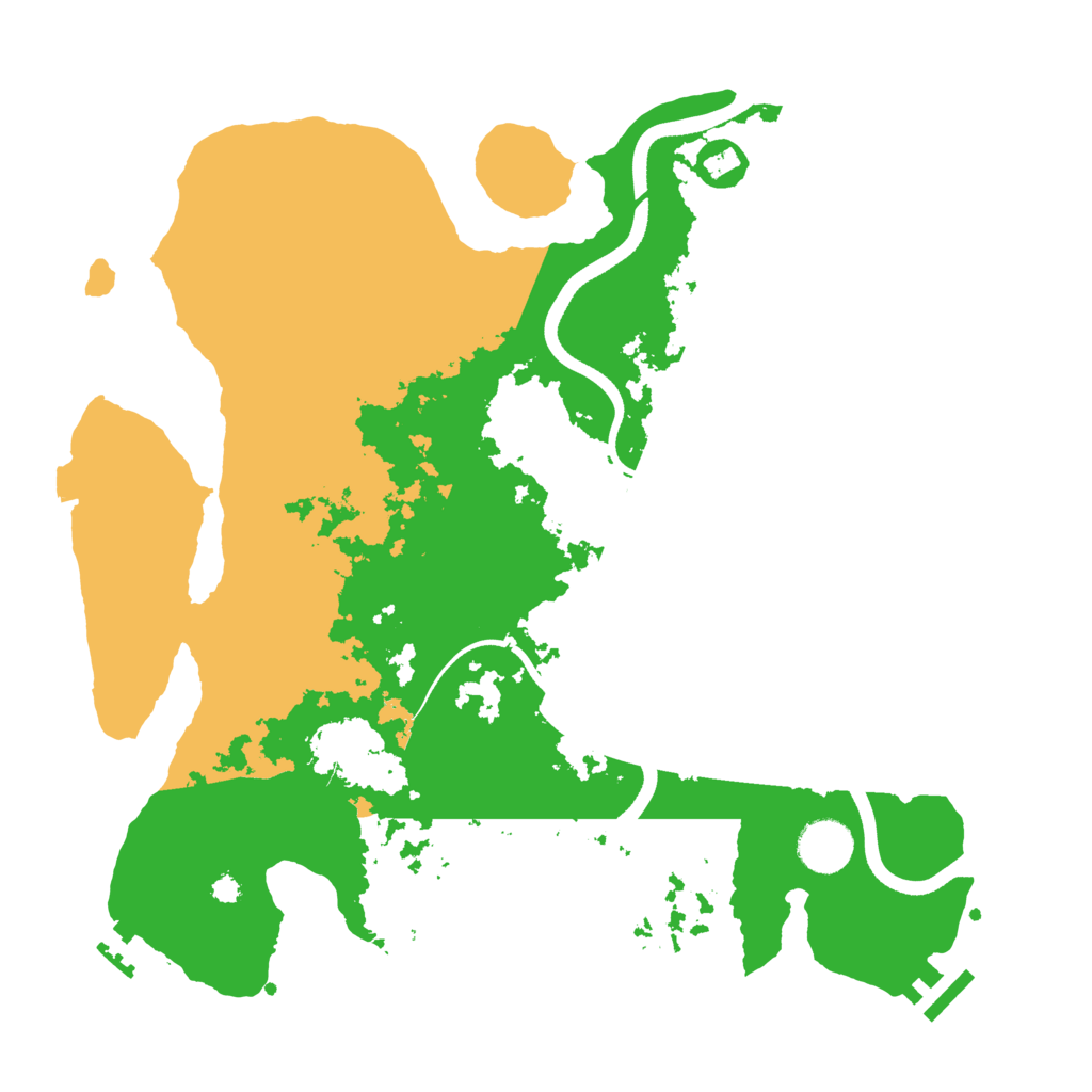 Biome Rust Map: Procedural Map, Size: 3550, Seed: 978985