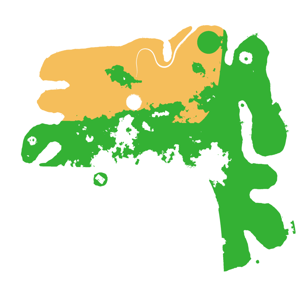 Biome Rust Map: Procedural Map, Size: 3550, Seed: 218958