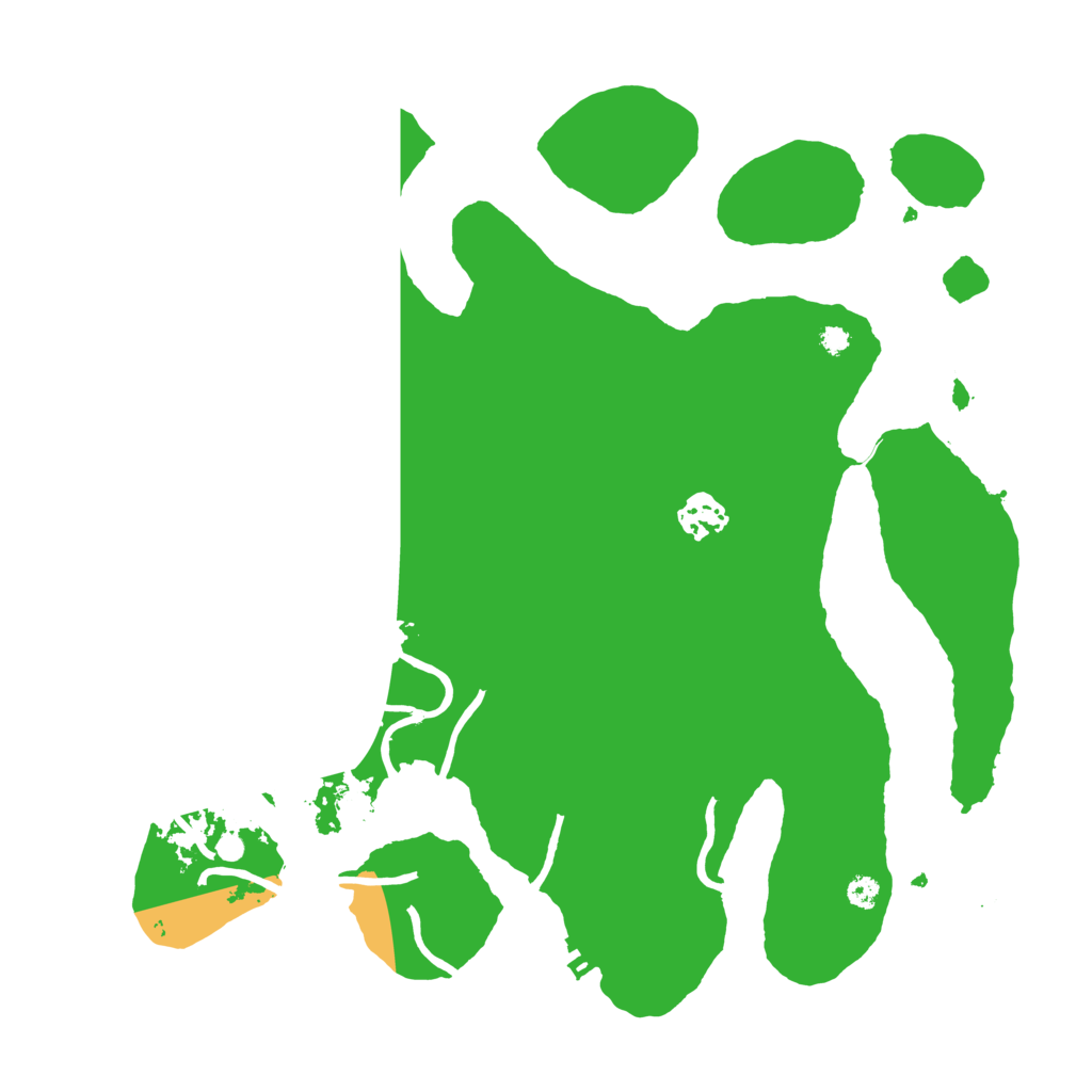 Biome Rust Map: Procedural Map, Size: 3500, Seed: 88741