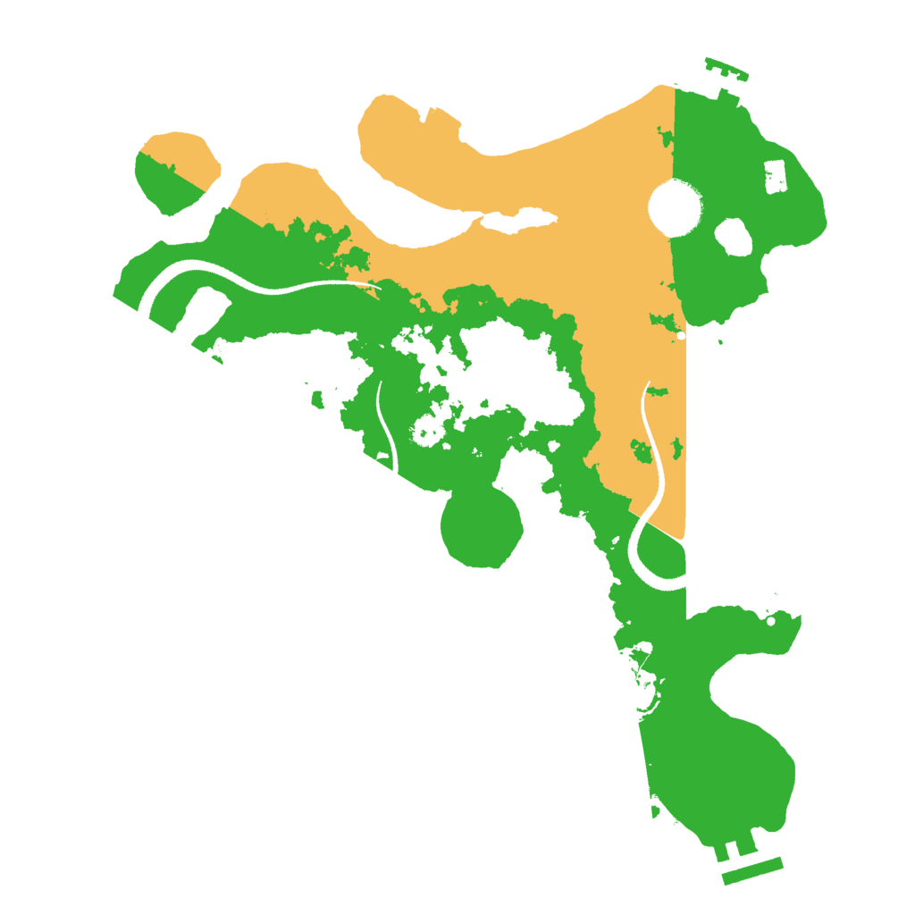 Biome Rust Map: Procedural Map, Size: 3000, Seed: 445986