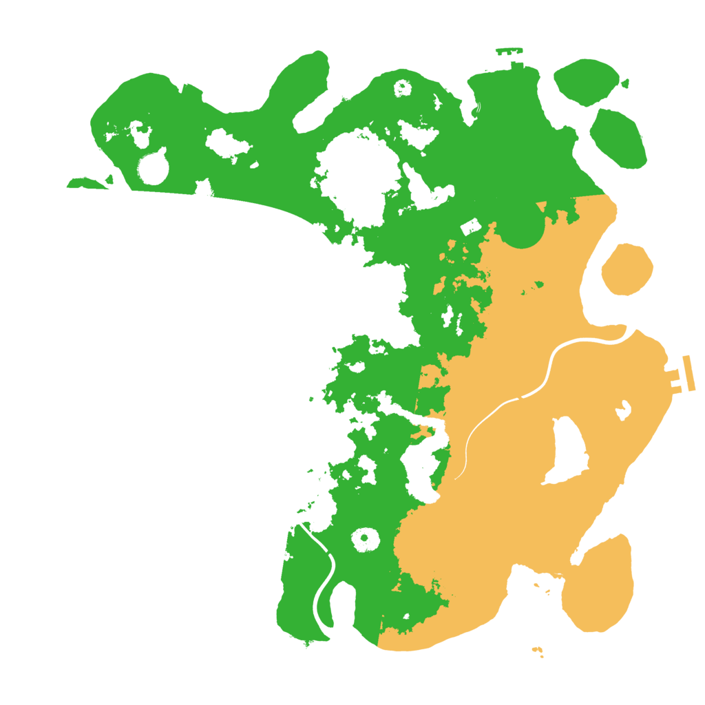 Biome Rust Map: Procedural Map, Size: 4000, Seed: 980798