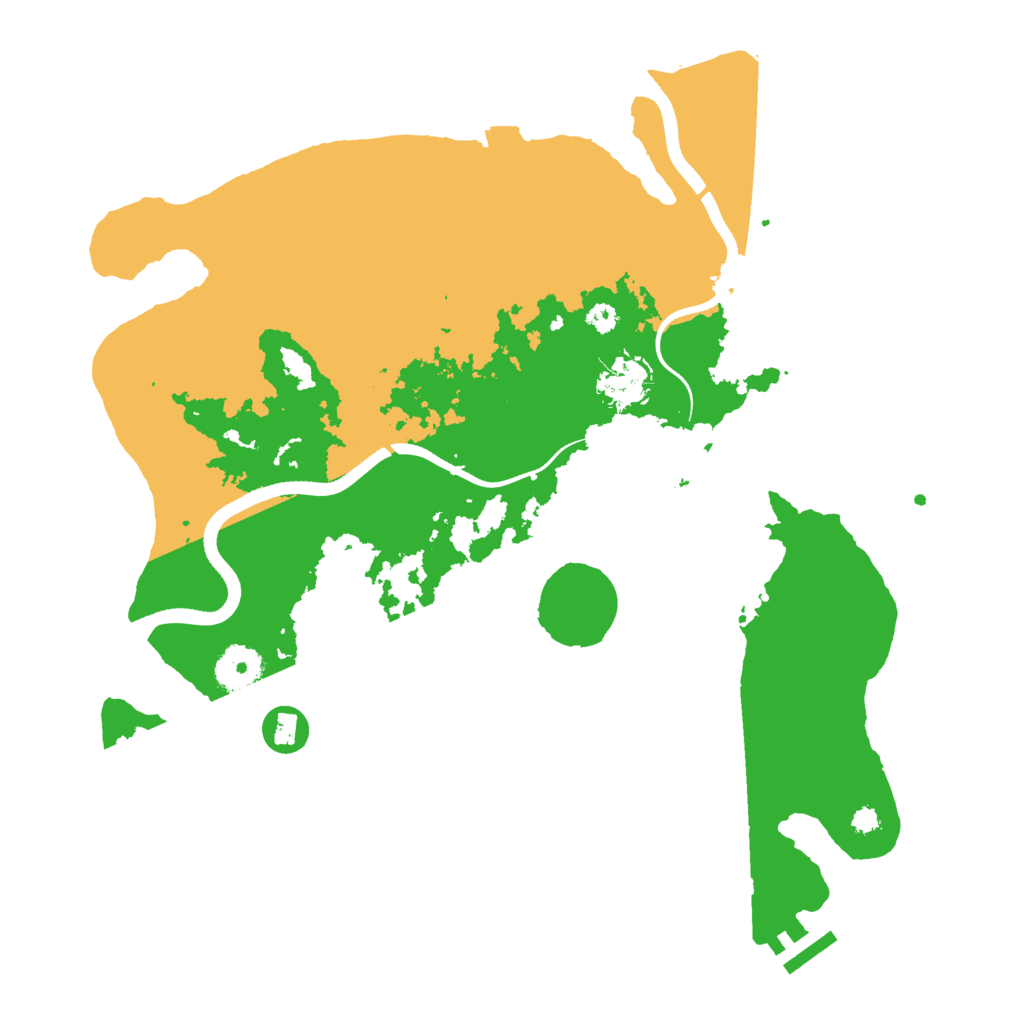 Biome Rust Map: Procedural Map, Size: 3500, Seed: 656752427