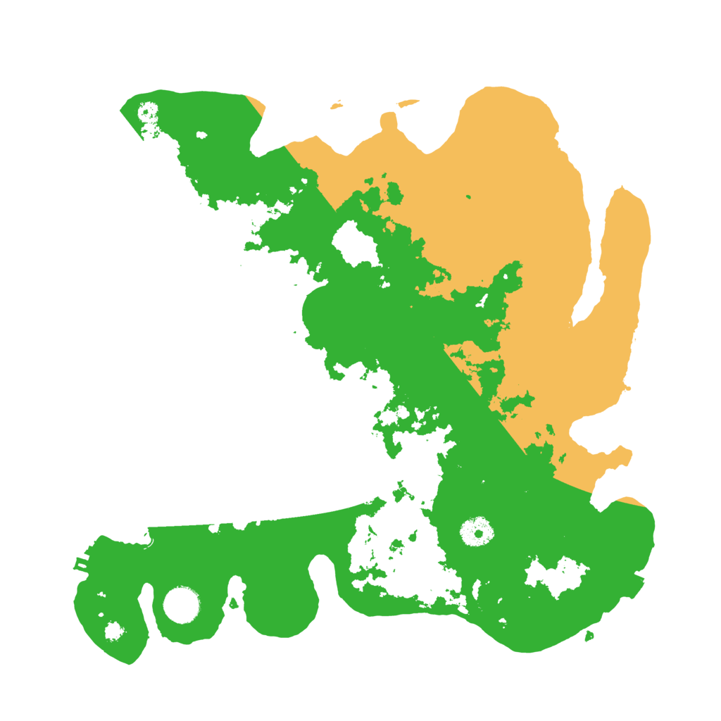 Biome Rust Map: Procedural Map, Size: 3500, Seed: 119