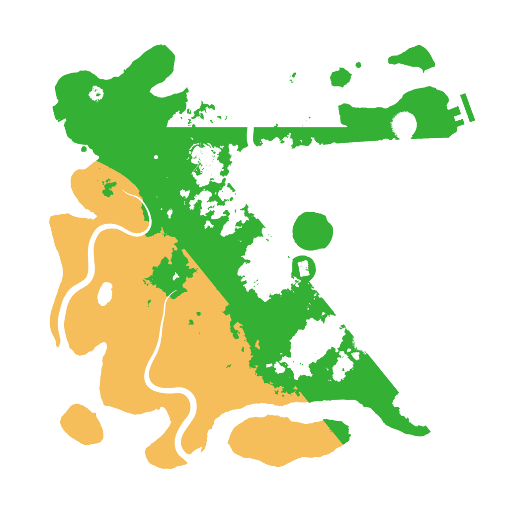 Biome Rust Map: Procedural Map, Size: 3550, Seed: 175634