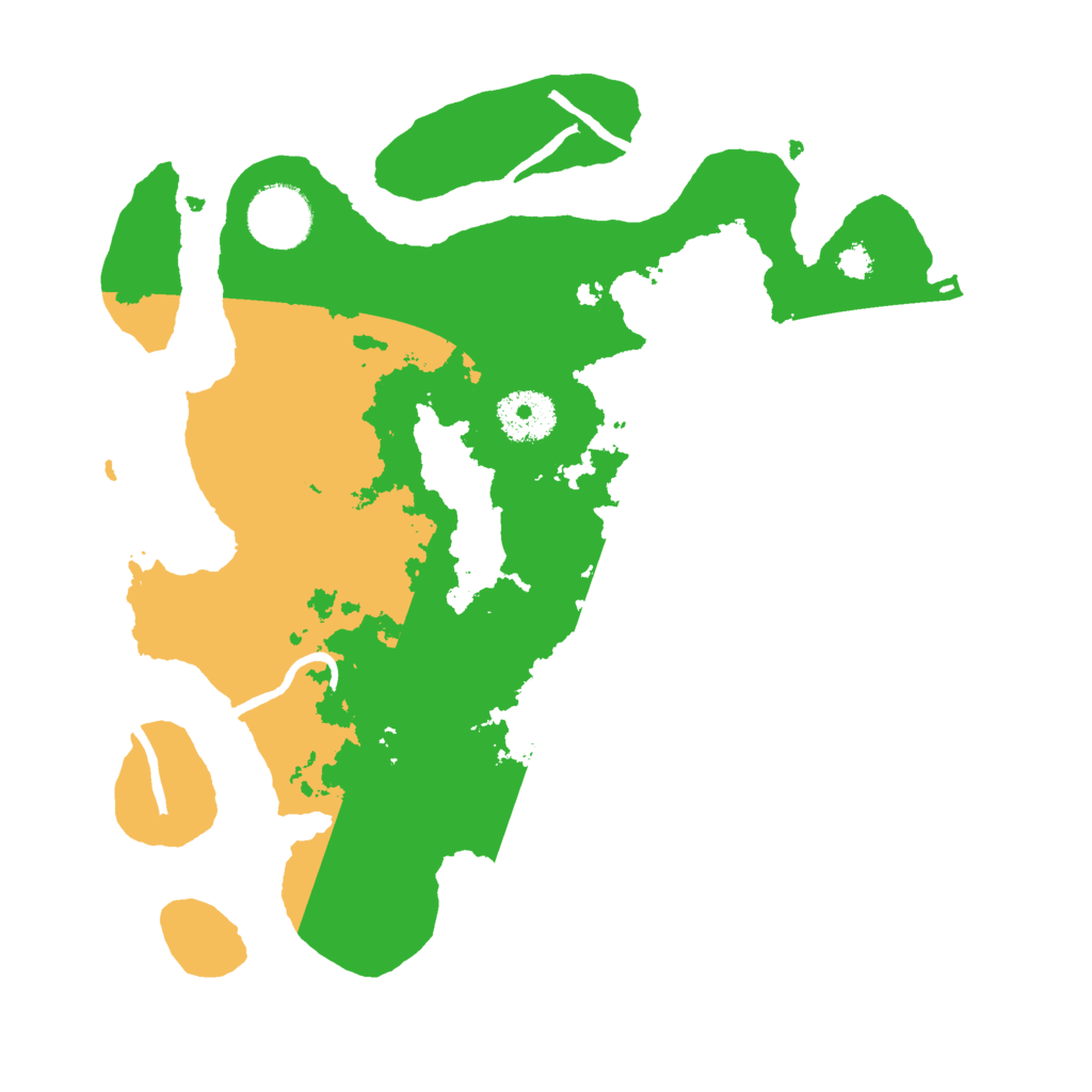 Biome Rust Map: Procedural Map, Size: 3000, Seed: 539932598