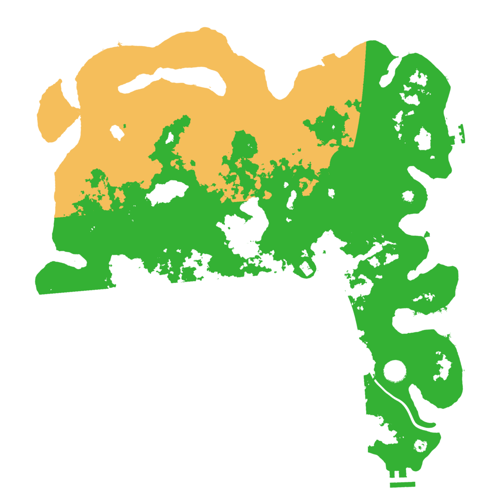 Biome Rust Map: Procedural Map, Size: 4000, Seed: 309716