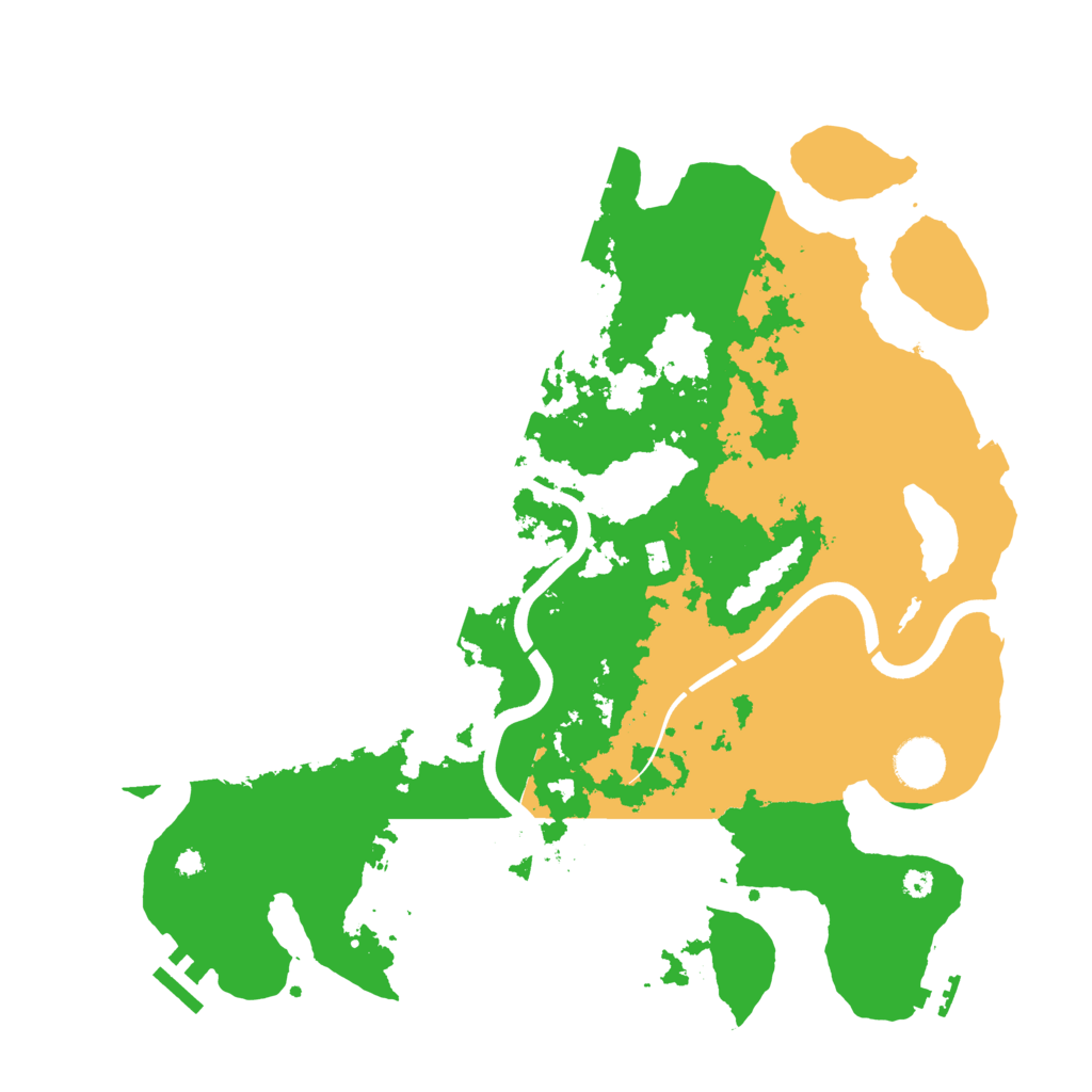 Biome Rust Map: Procedural Map, Size: 3750, Seed: 149