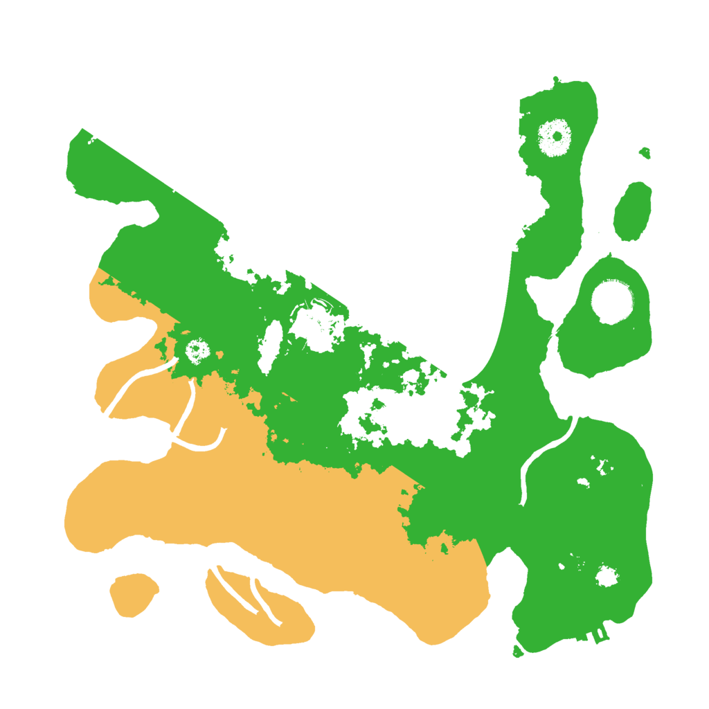 Biome Rust Map: Procedural Map, Size: 3000, Seed: 661937