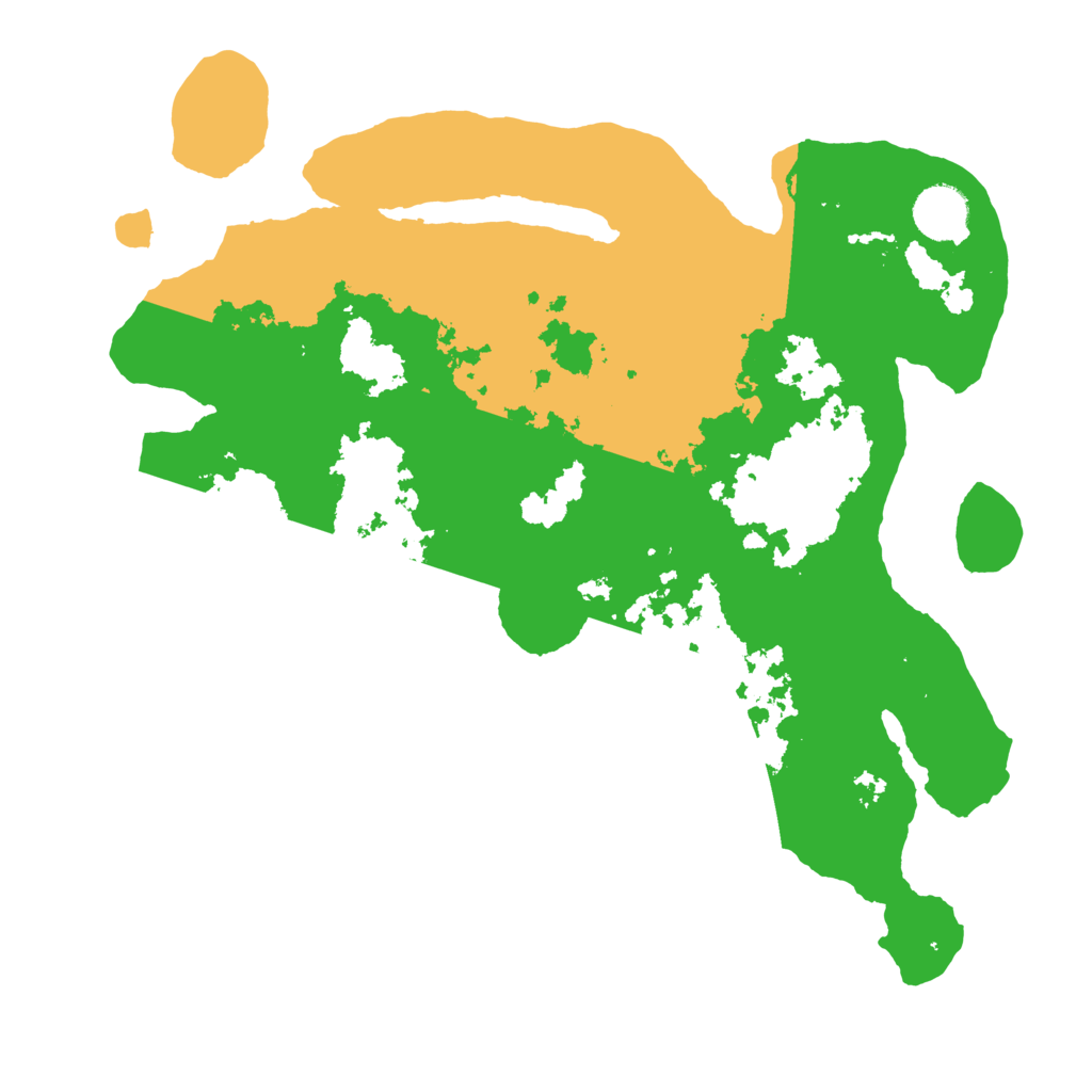 Biome Rust Map: Barren, Size: 3500, Seed: 7