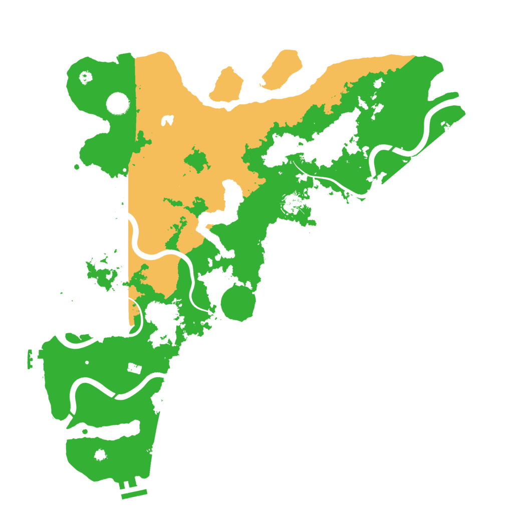 Biome Rust Map: Procedural Map, Size: 4000, Seed: 134037