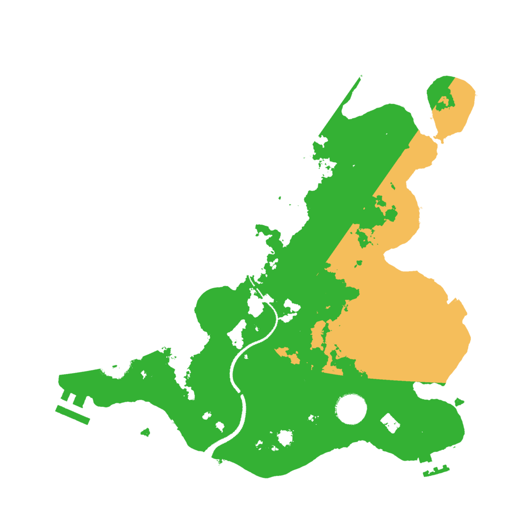Biome Rust Map: Procedural Map, Size: 3000, Seed: 5757334