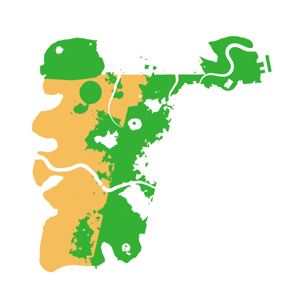 Biome Rust Map: Procedural Map, Size: 3550, Seed: 225227