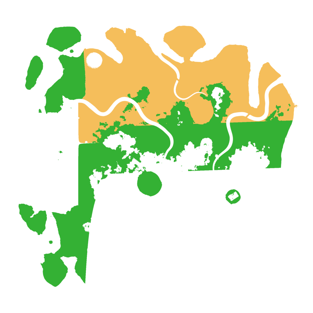 Biome Rust Map: Procedural Map, Size: 3550, Seed: 890224