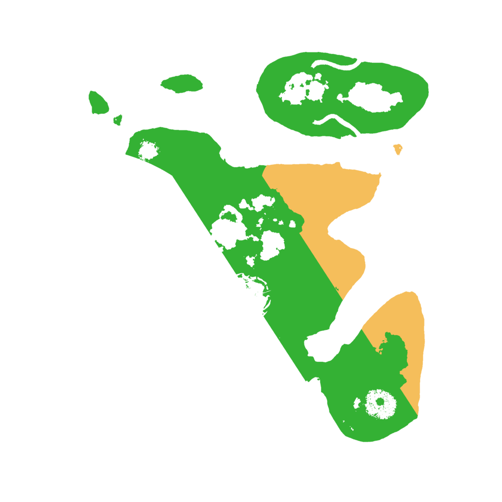 Biome Rust Map: Procedural Map, Size: 2500, Seed: 72949