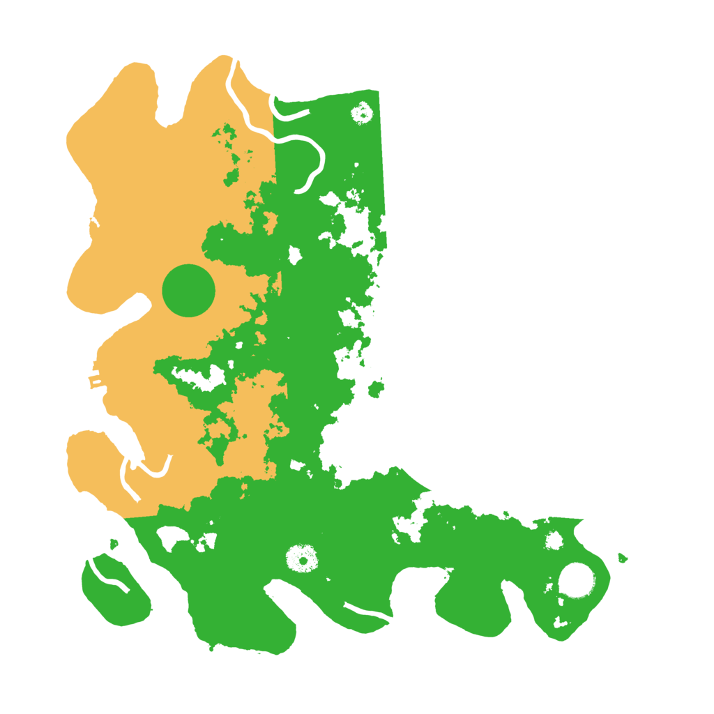 Biome Rust Map: Procedural Map, Size: 3550, Seed: 576098