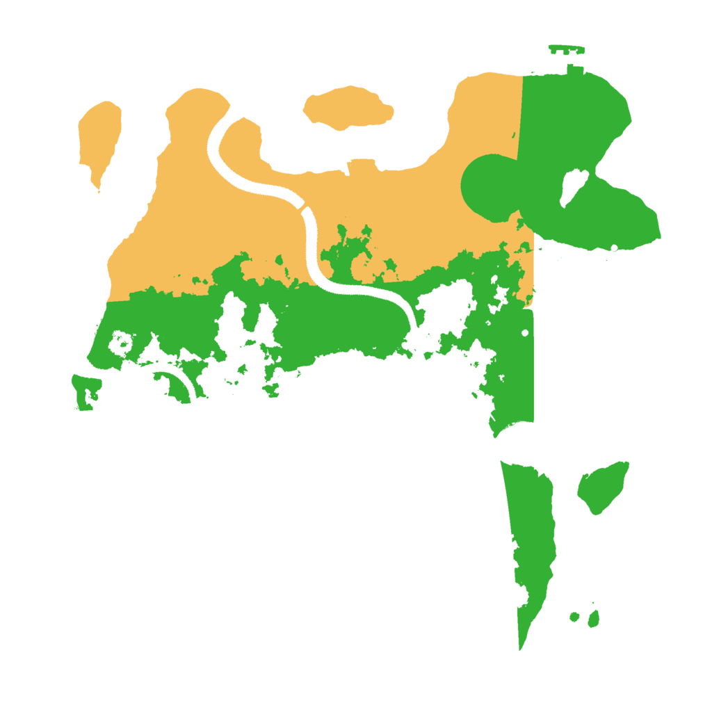 Biome Rust Map: Procedural Map, Size: 3000, Seed: 1658765721