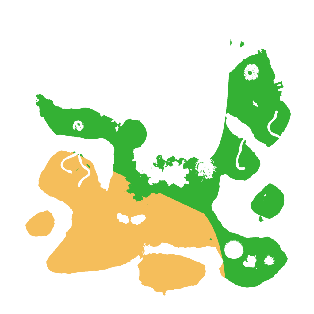 Biome Rust Map: Procedural Map, Size: 3000, Seed: 174764