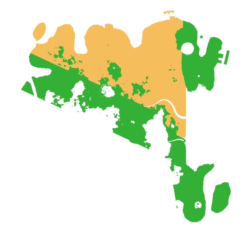 Biome Rust Map: Procedural Map, Size: 3550, Seed: 757079