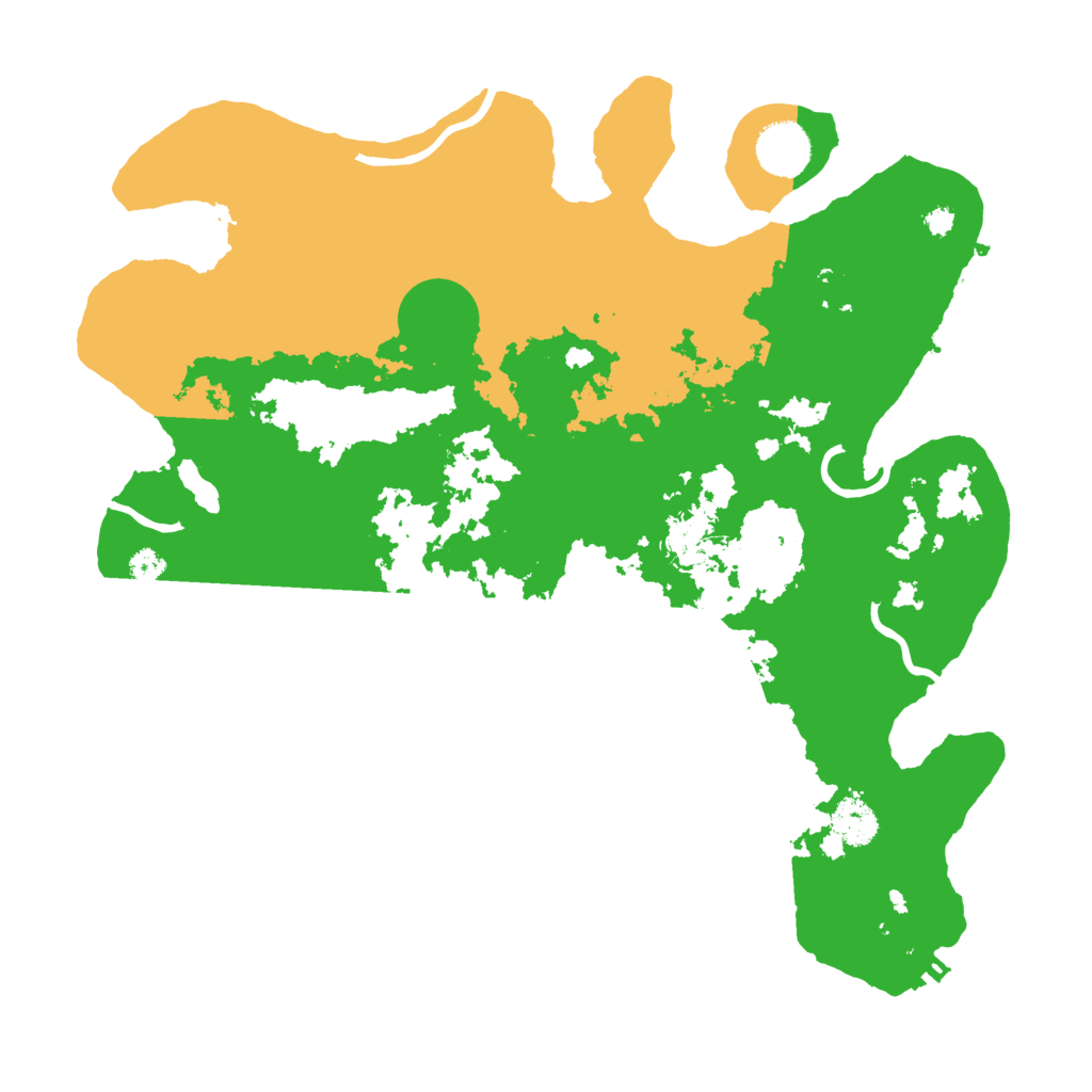 Biome Rust Map: Procedural Map, Size: 3550, Seed: 178297