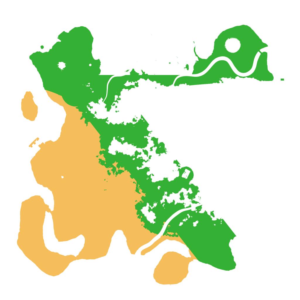 Biome Rust Map: Procedural Map, Size: 3550, Seed: 897873