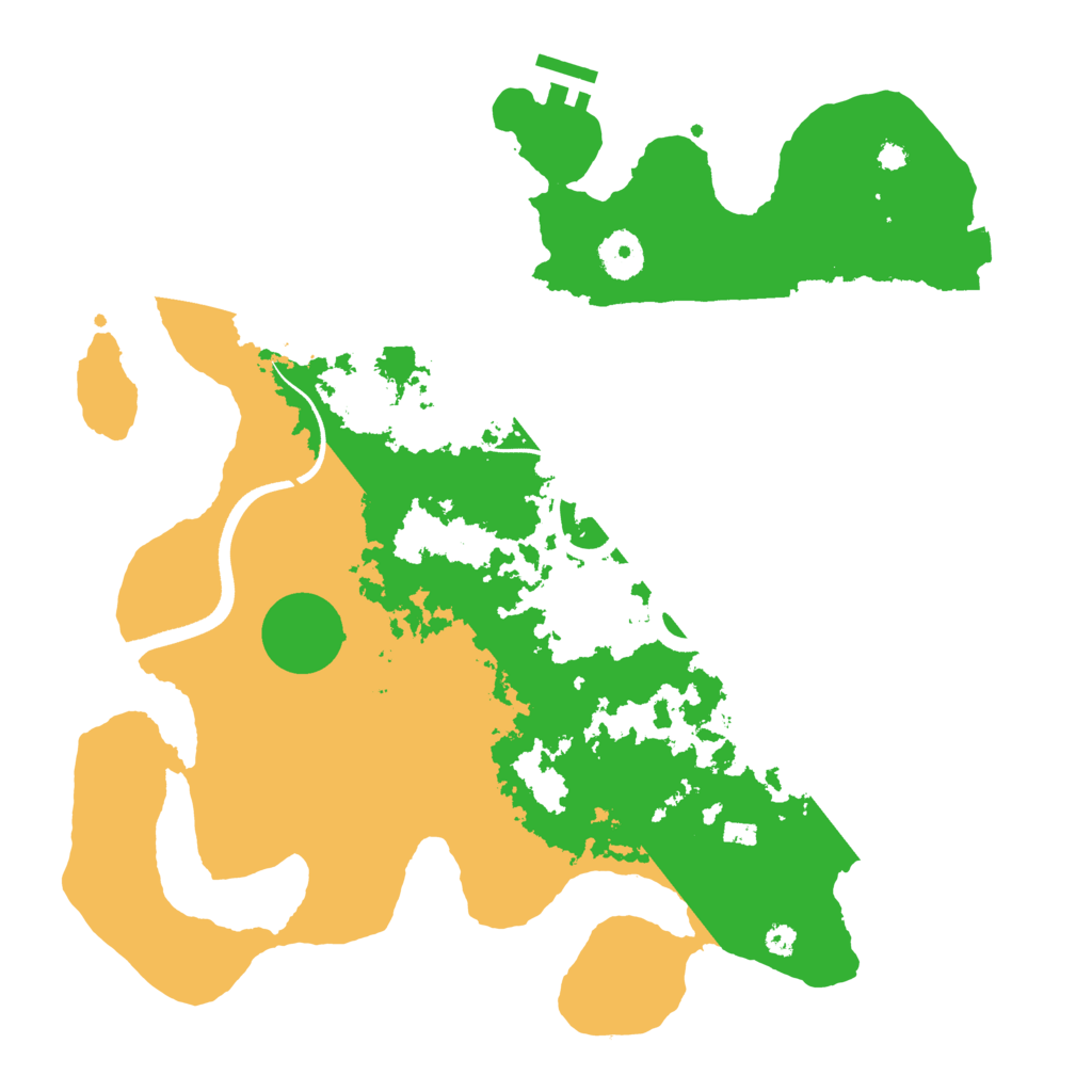 Biome Rust Map: Procedural Map, Size: 3550, Seed: 897873