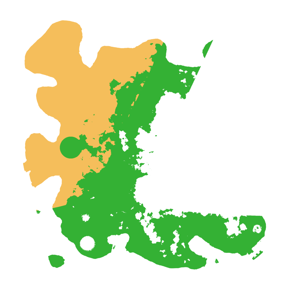 Biome Rust Map: Procedural Map, Size: 3550, Seed: 614562