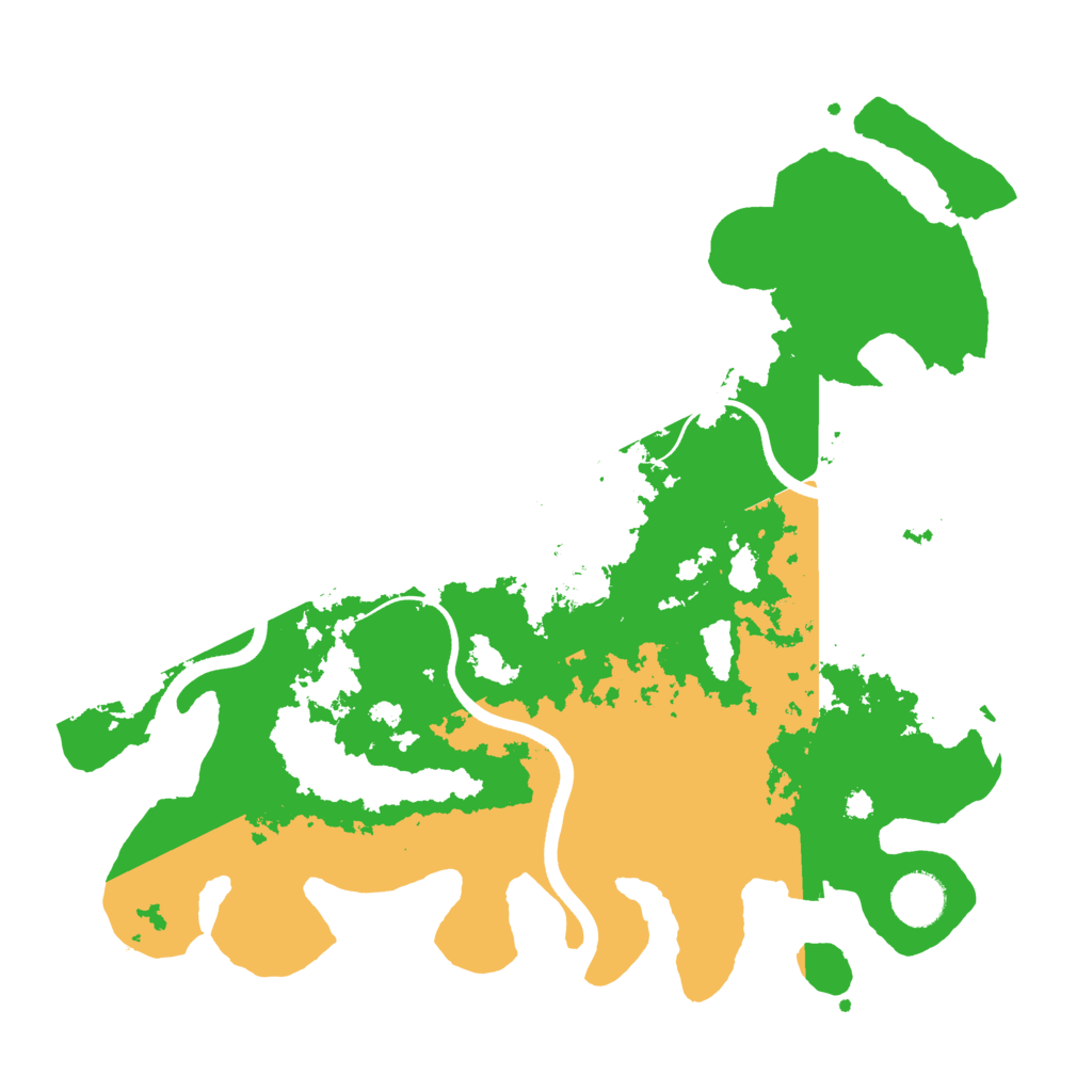 Biome Rust Map: Procedural Map, Size: 3550, Seed: 355318