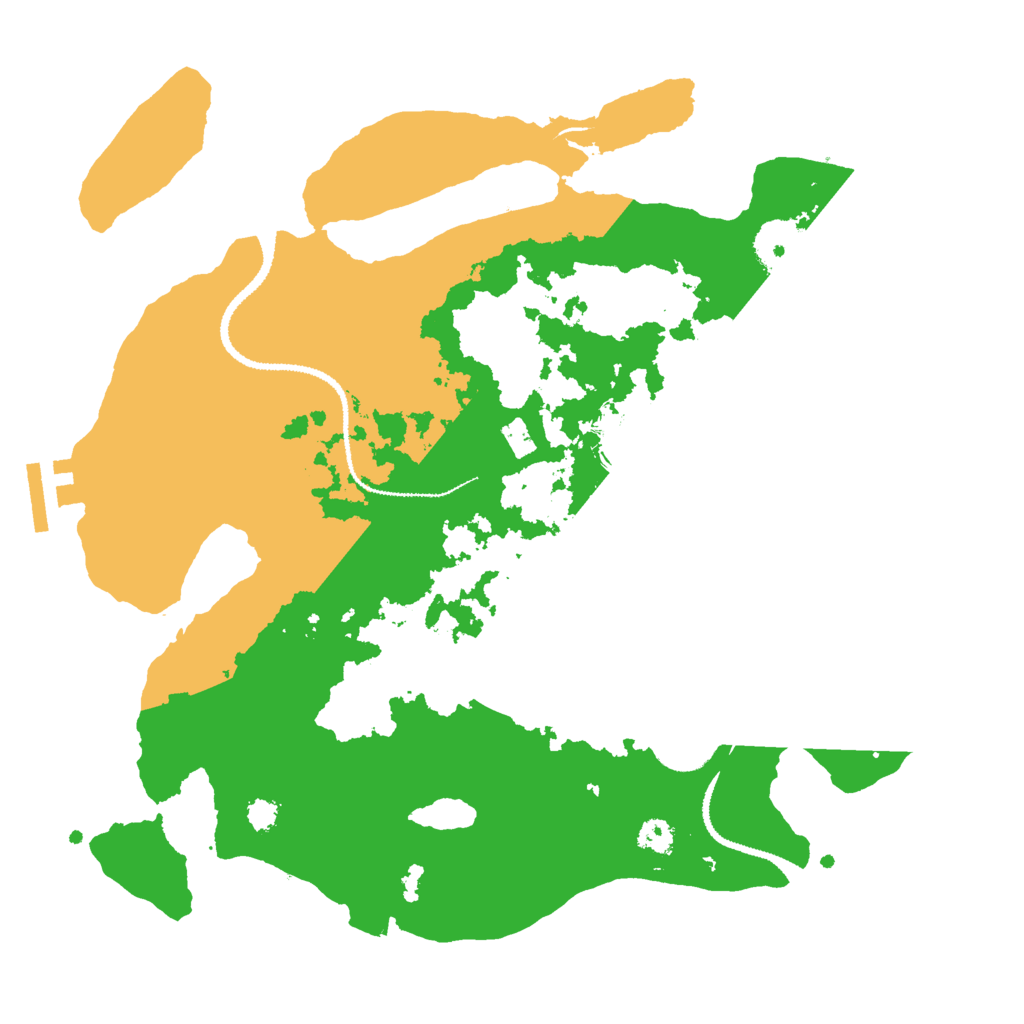 Biome Rust Map: Procedural Map, Size: 3000, Seed: 399337