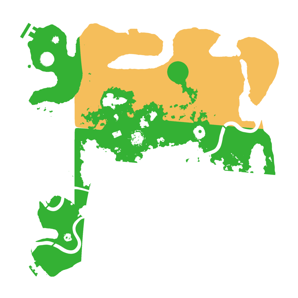 Biome Rust Map: Procedural Map, Size: 3700, Seed: 1442627749
